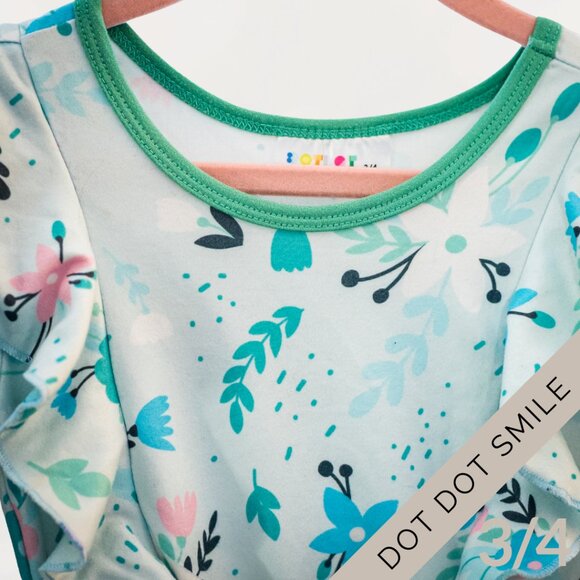 Dot Dot Smile SIZE 3/4 Long Sleeve Twirl Dresses – Bundle of 3 (Girls) - Picture 10 of 12